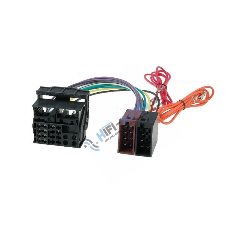 ISO adaptér pre vozidlá VW, Škoda, Seat, Audi