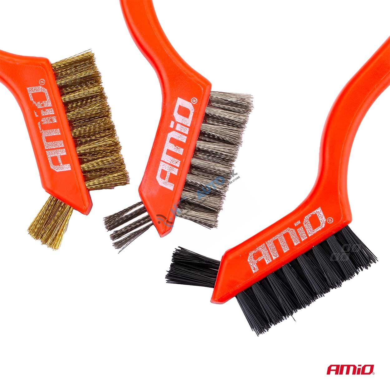 Súprava oceľových drôtených kief