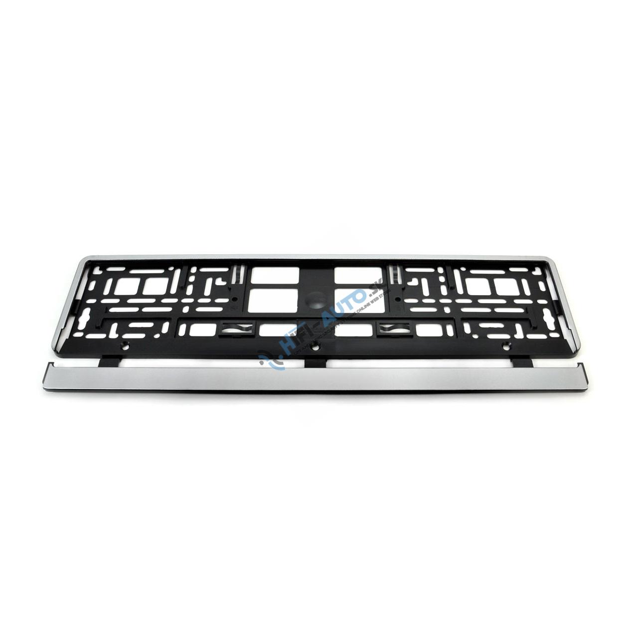 Podložka pod ŠPZ – strieborná matná