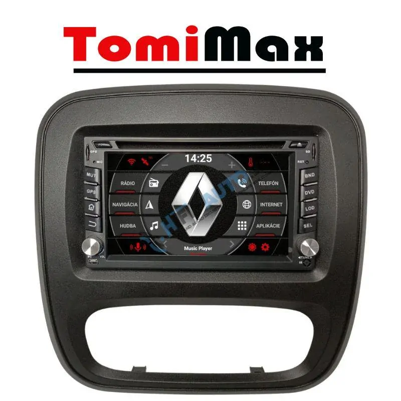 ANDROID 14 Renault Trafic, Opel Vivaro, Fiat Talento autorádio