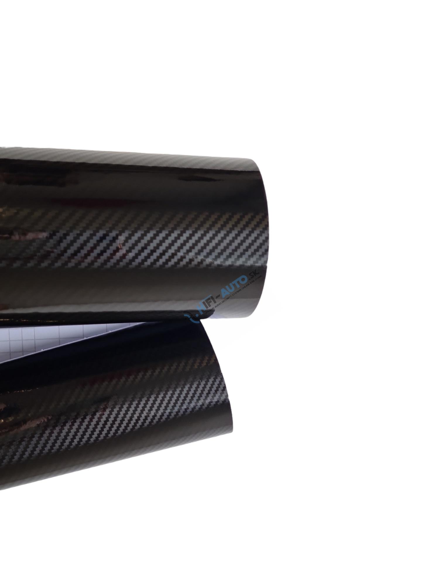 Čierna 6D lesklá fólia (air free bubbles)