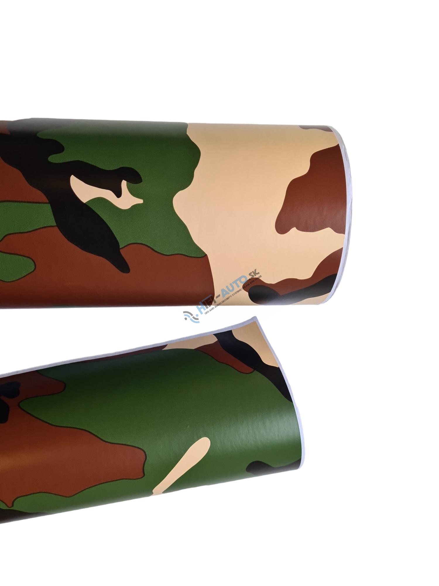 Maskáčová fólia verzia 3. (air free bubbles)