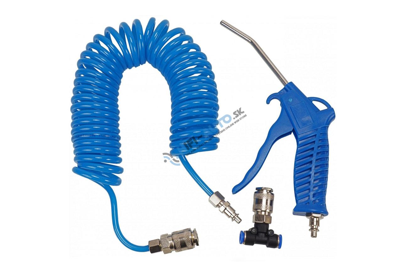 Pneumatická hadica s pištoľou a koncovky 10ATM