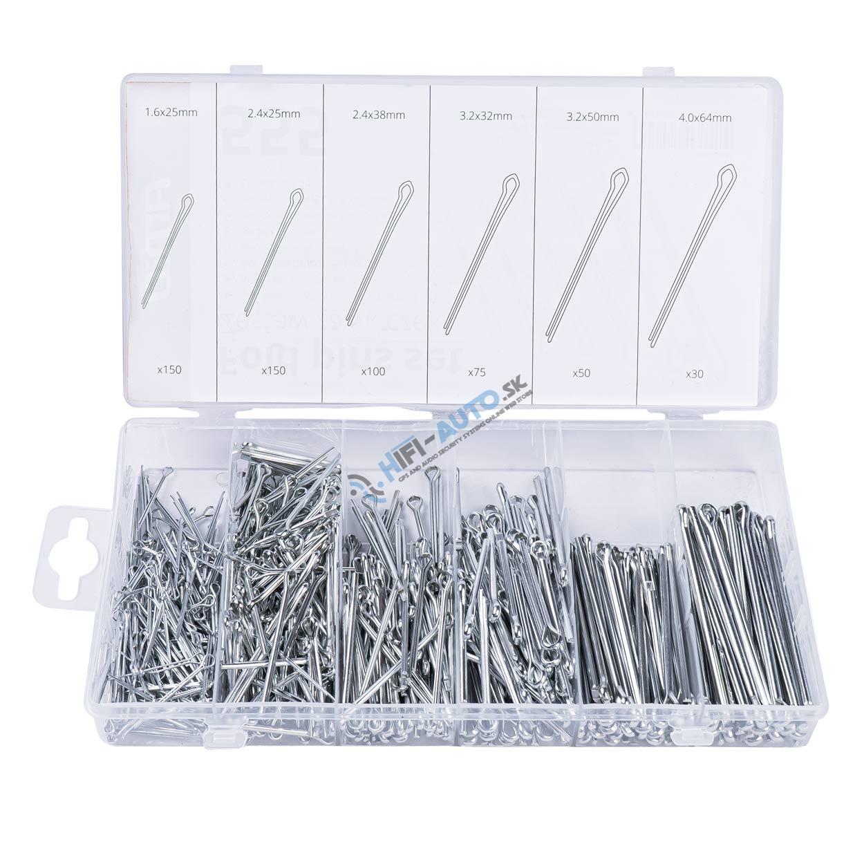 Sada závlačiek - 555ks