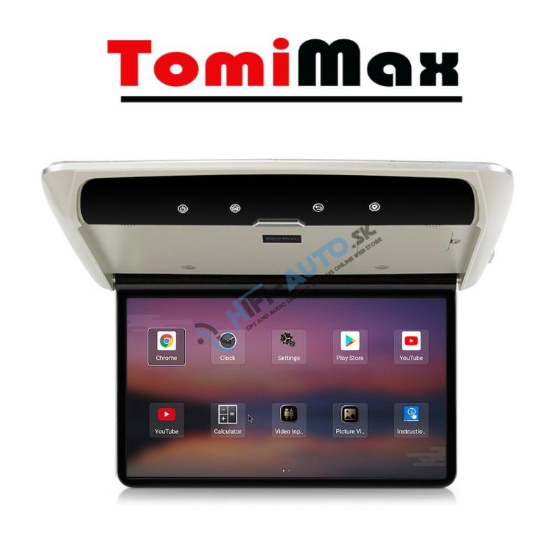 Stropný LCD monitor 15,6" s OS. Android USB/SD/HDMI/FM, diaľkové ovládanie so snímačom pohybu, sivý