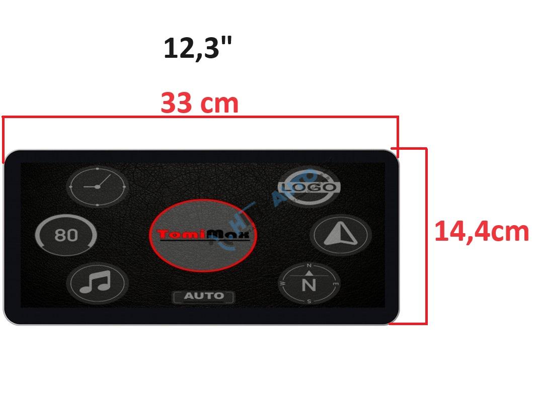 ANDROID 15 12,3" autorádio WIFI, GPS, USB