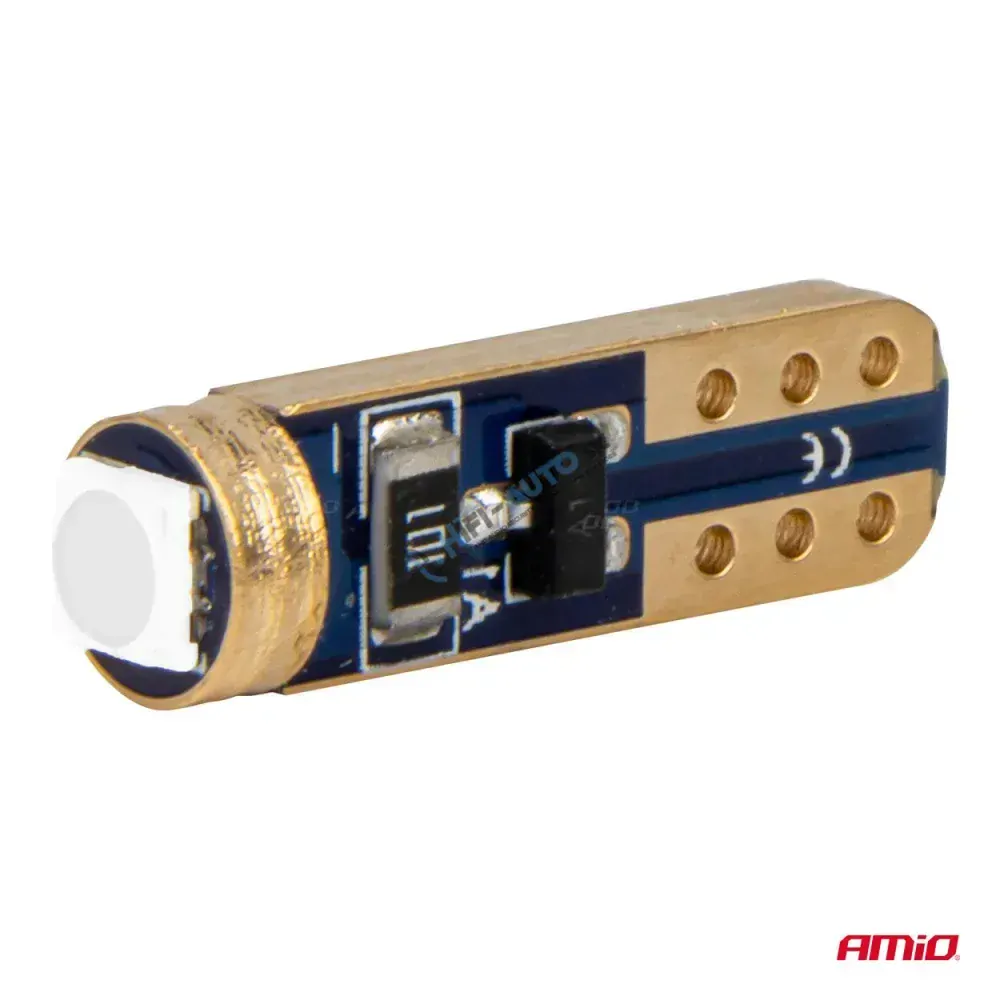 LED žiarovka STANDARD Blue T5 12V 3030 1LED HP