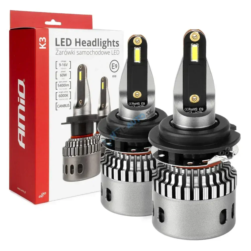 LED prestavbová sada K3 H7-6 12V 6000K canbus