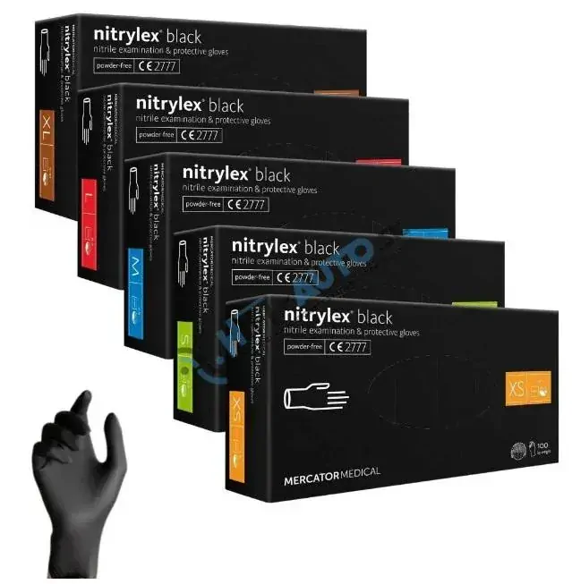 Nitrilové rukavice Nitrylex Basic veľkosť M, 100 ks