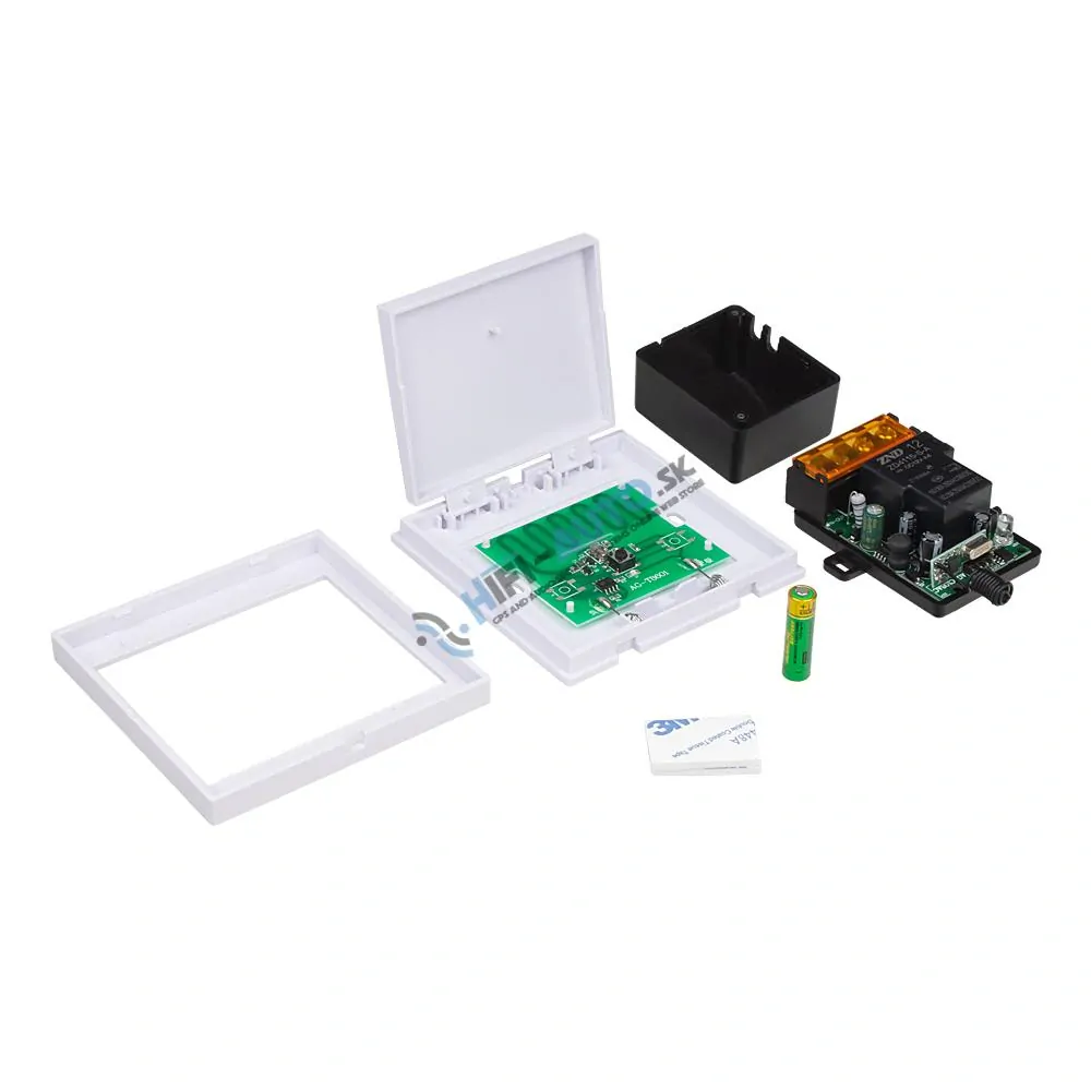 Diaľkovo ovládaný spínač 230 V / 1 x 30A / izba. ovládač