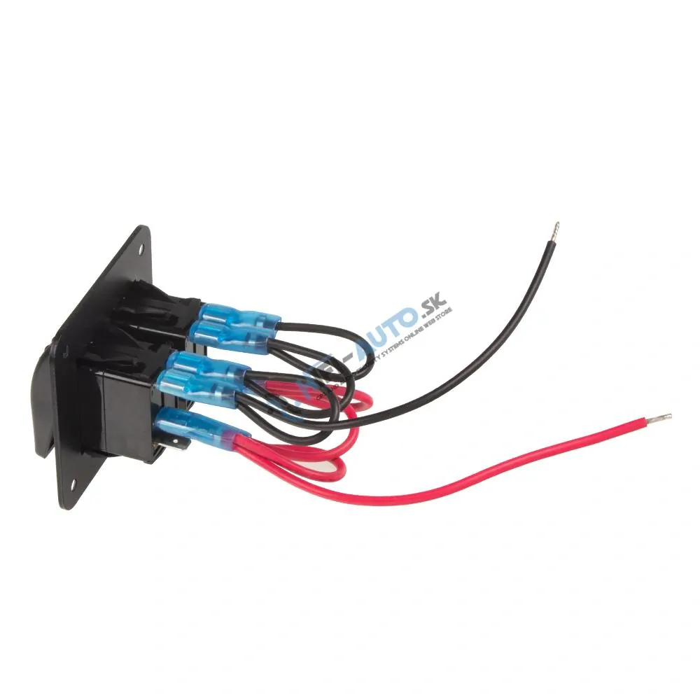 Panel s 2x spínačmi Rocker 12/24V