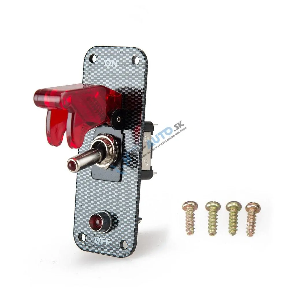 Panel so spínačom a kontrolkou, 12V