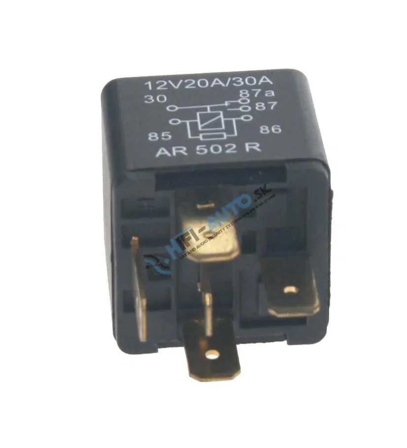 PREPÍNACIE relé 12V, 20A/30A s rezistorom