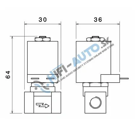 FIAMM elektromagnetický ventil 24V