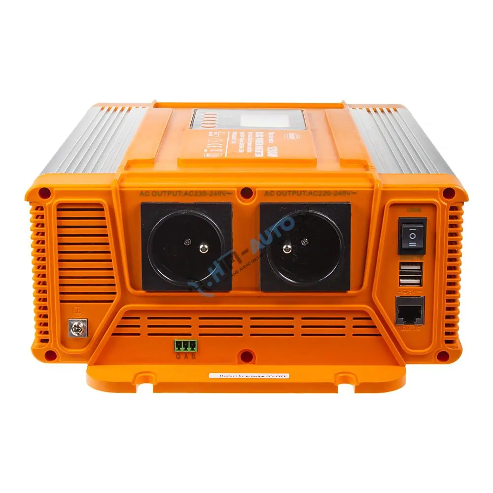 Sínusový menič napätia z 12/230V, 1200W/displej