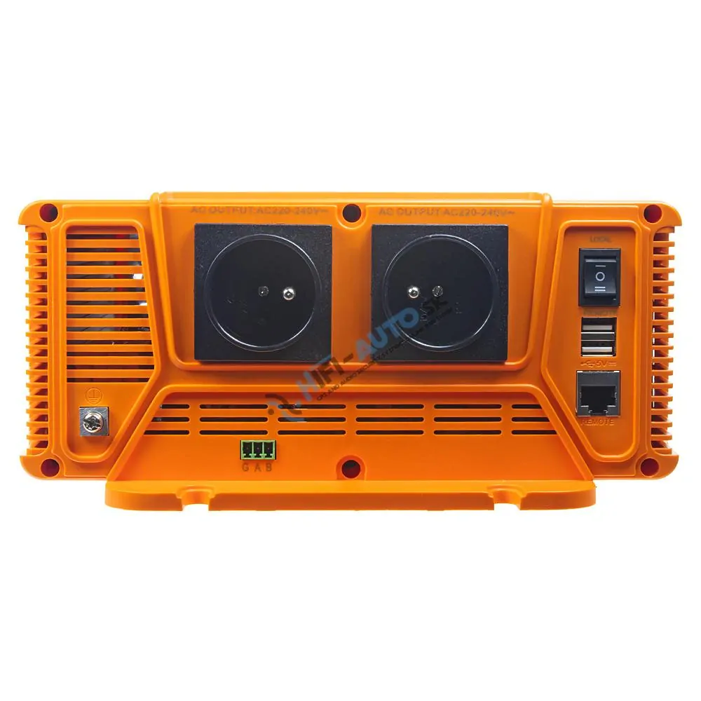 Sínusový menič napätia z 24/230V, 1200W/displej