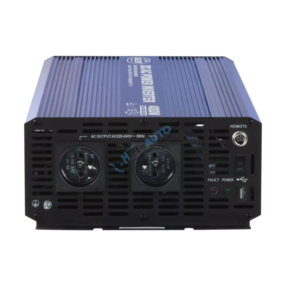 Sínusový menič napätia z 24/230V + USB, 4000W