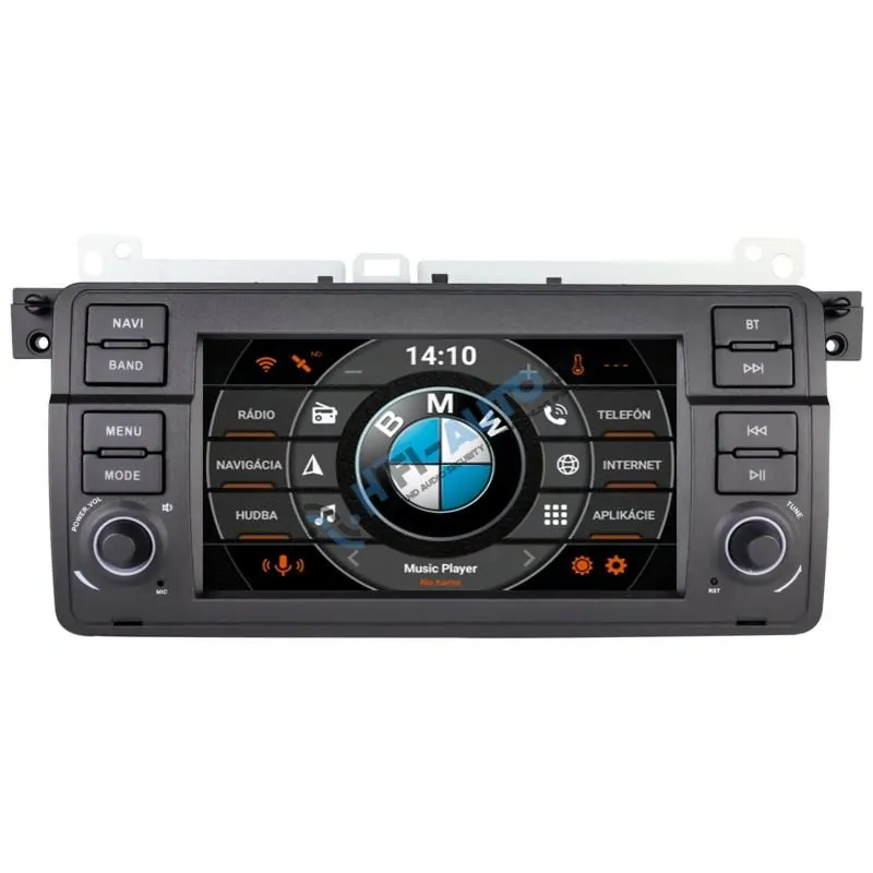 BMW E46 Android 15 autorádio s WIFI, GPS, USB, BT LOW