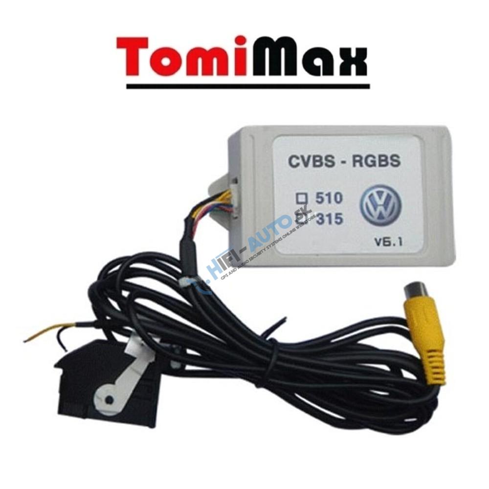 Adaptér k originálnym kamerám VW RGB - RCA
