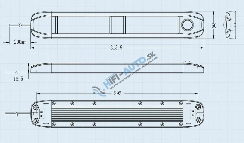 LED osvetlenie interiéru univerzálne 12-24V 36LED, ECE R10