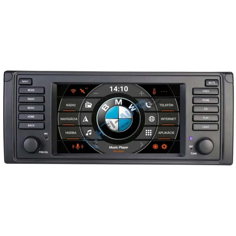 BMW E39 Android 15 autorádio s WIFI, GPS, USB, BT LOW