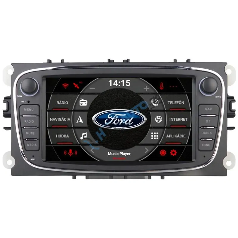 FORD FOCUS, MONDEO Android 15 autorádio s WIFI, GPS, USB, BT LOW
