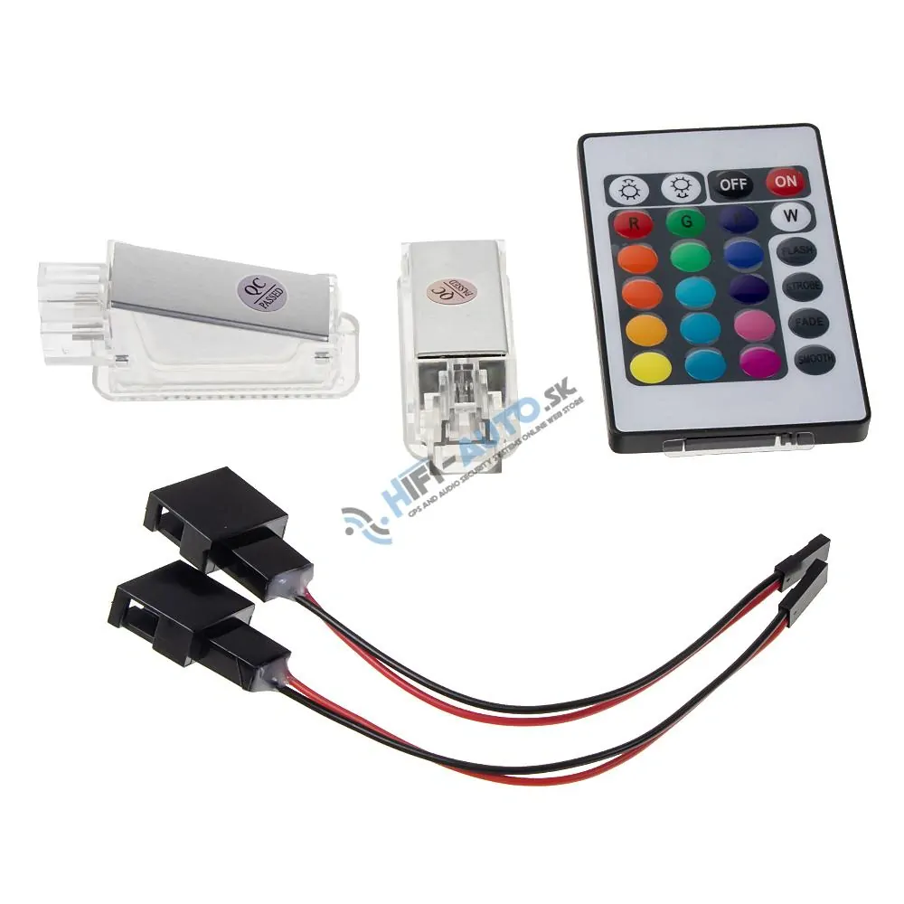 LED osvetlenie interiéru VW, Audi, Seat, Škoda, Lamborghini, RGB