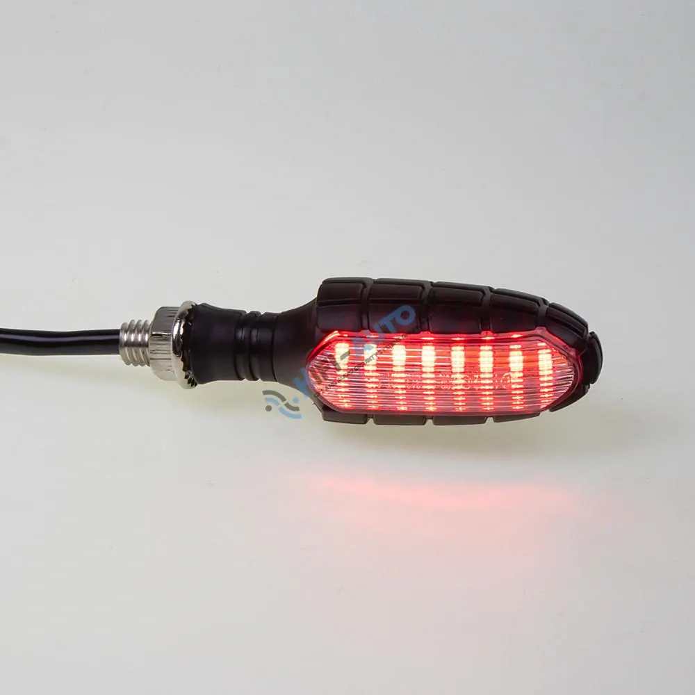 LED dynamické blinkre + brzd. a pozičné svetlo pre motocykle