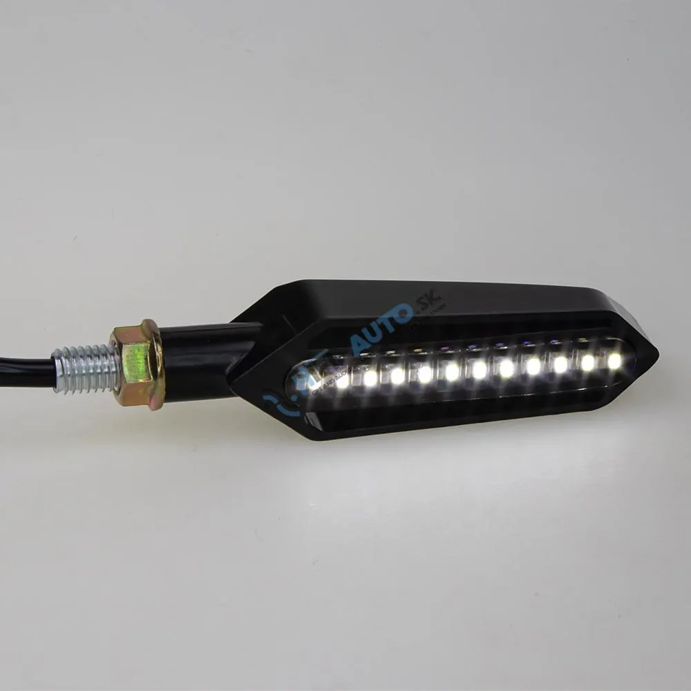 LED dynamické blinkre + denné svietenie pre motocykle