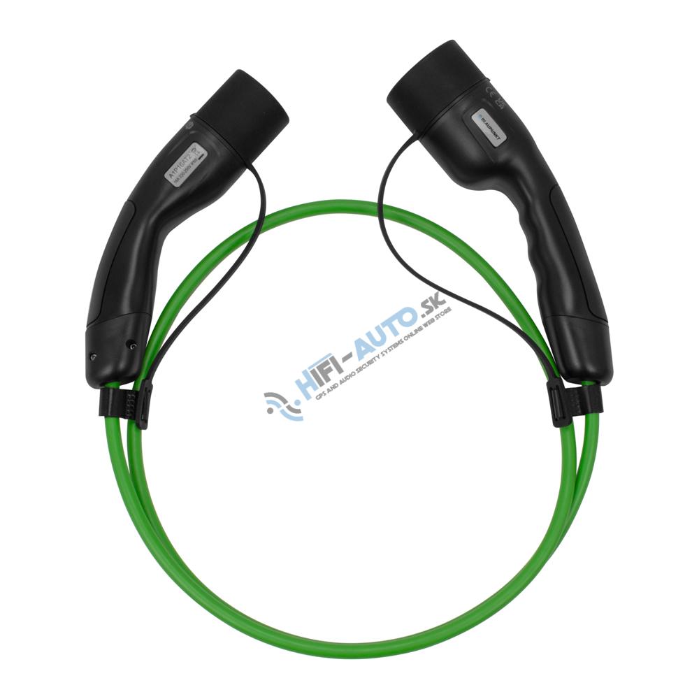 BLAUPUNKT nabíjací kábel pre elektromobily 16A/1fáza/Typ2->2/2m
