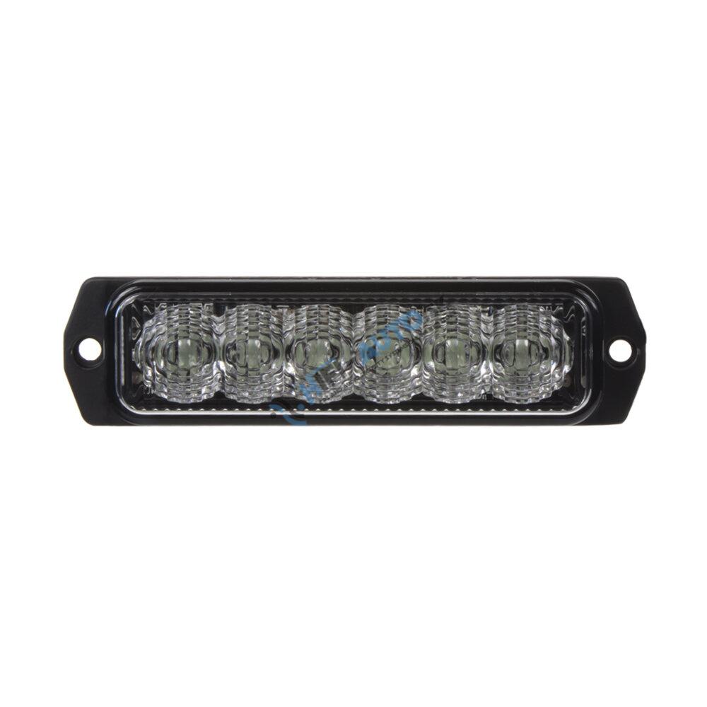 x SLIM výstražné LED svetlo vonkajšie, modré, 12-24V, ECE R65