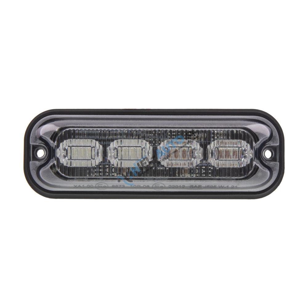 PREDATOR 4x4W LED, 12-24V, červeno-modrý, ECE R10