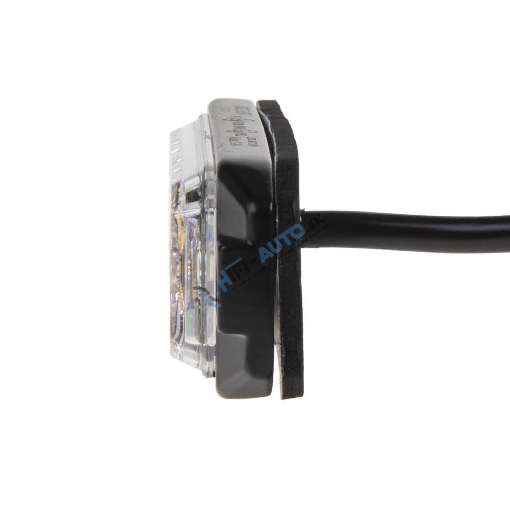 PROFI SLIM výstražné LED svetlo vonkajšie, oranžové, 12-24V, ECE R65