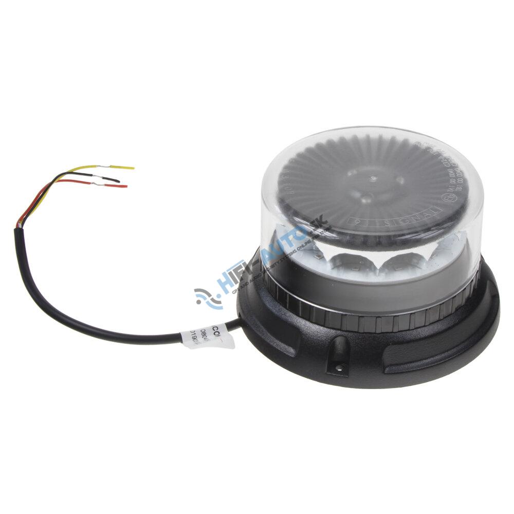 PROFI LED maják 12-24V 12x3W modrý číry 133x76mm, ECE R10, R65