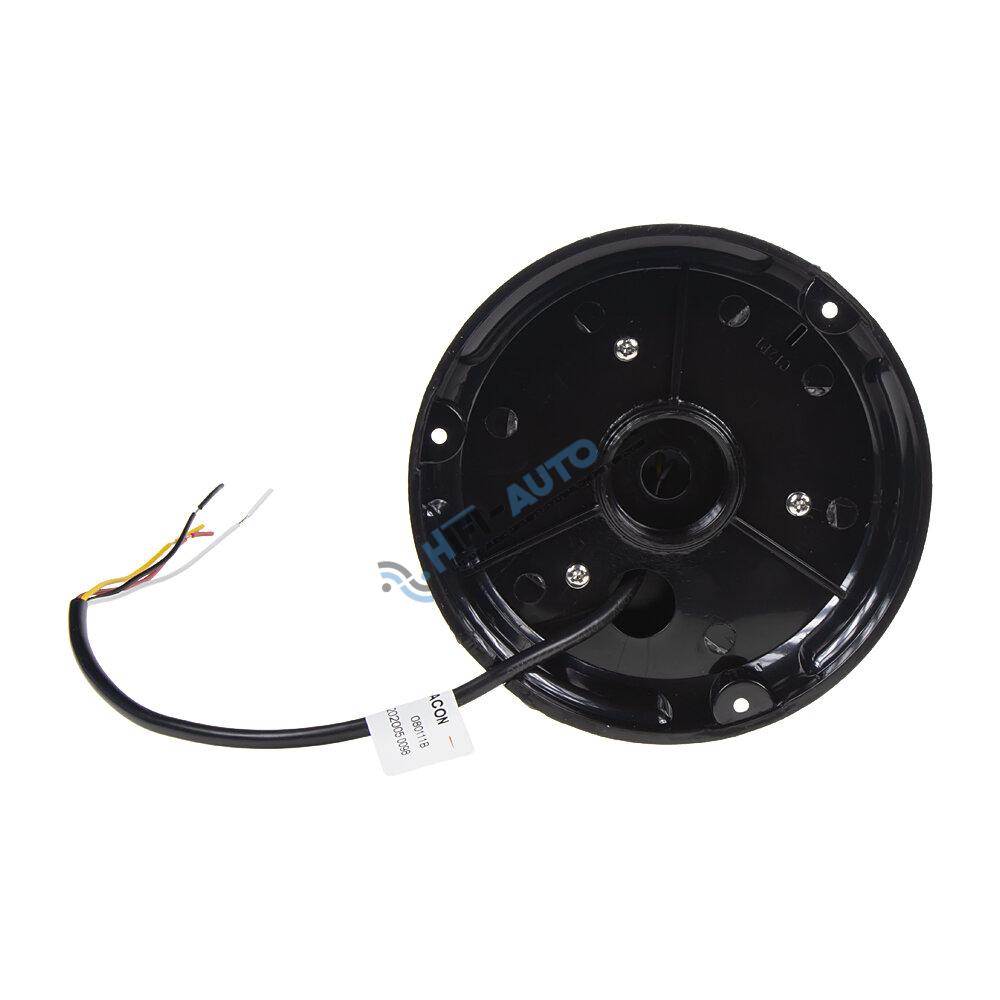 PROFI LED maják 12-24V 24x3W modrý číry 133x110mm, ECE R65