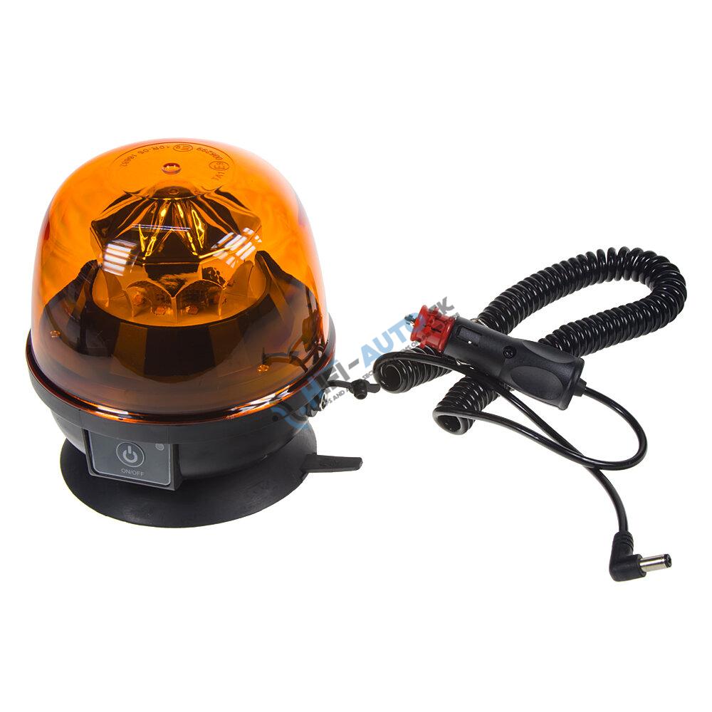 AKU LED maják, oranžový, magnet, ECE R10, R65