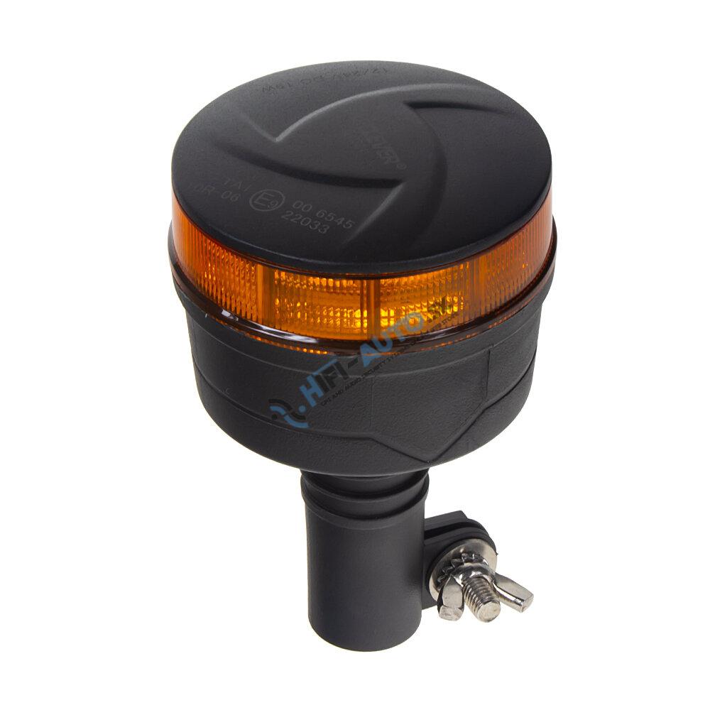 LED maják, 12-24V, 30x0,7 W oranžový na držiak, ECE R65