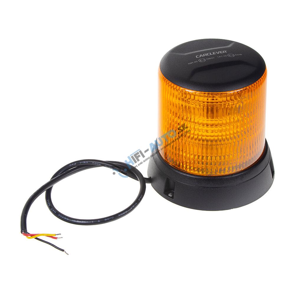 LED maják, oranžový, 10-30V, ECE R65, pevná montáž