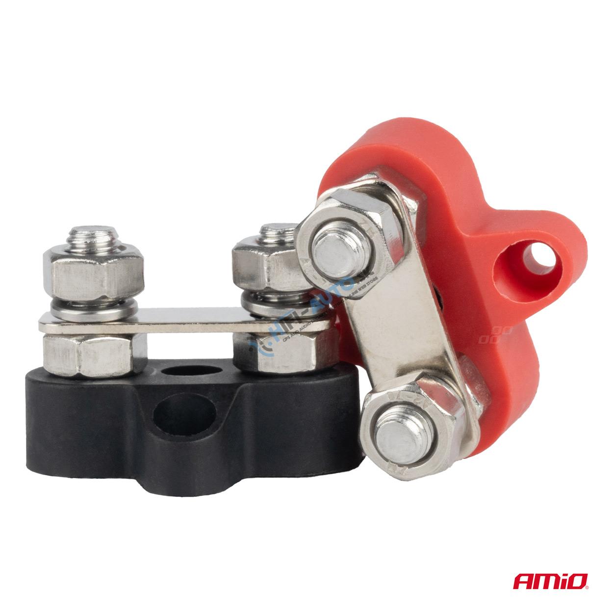 Distribučný blok konektorov batérie Bus bar dvojitá sada max. 48V M8