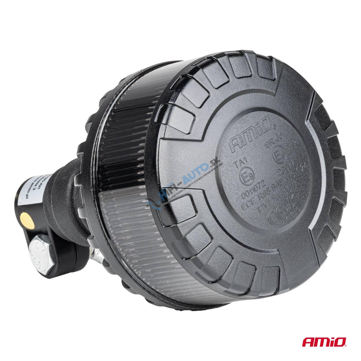 Výstražná blikajúca LED majáková lampa W28P 12V 24V