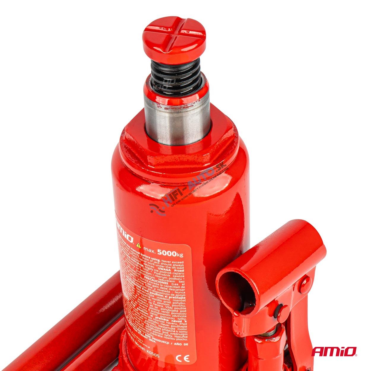 Hydraulický piestový zdvihák 5T v PVC boxe