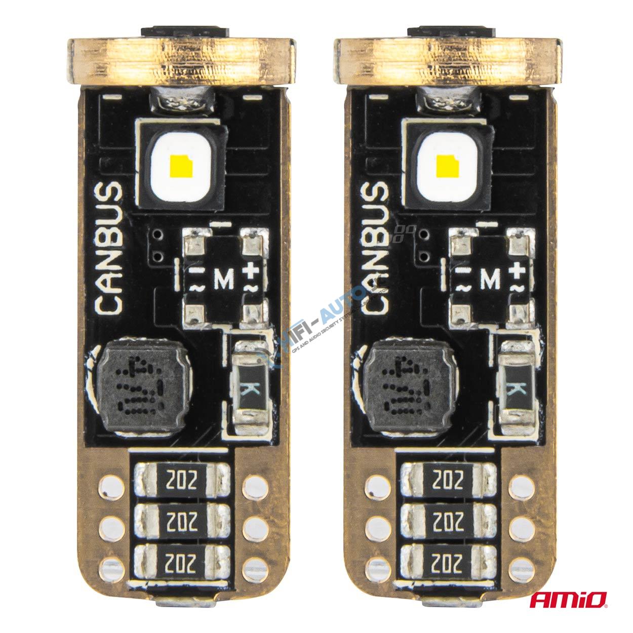 LED žiarovka CANBUS T10 W5W 3SMD 3838 White 12V/24V
