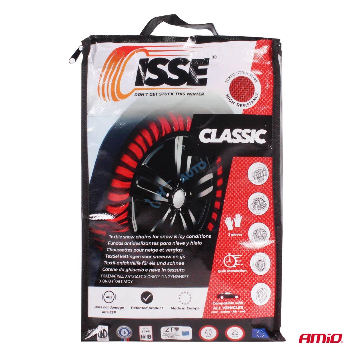 Textilné snehové reťaze Isse Classic 70 2 ks