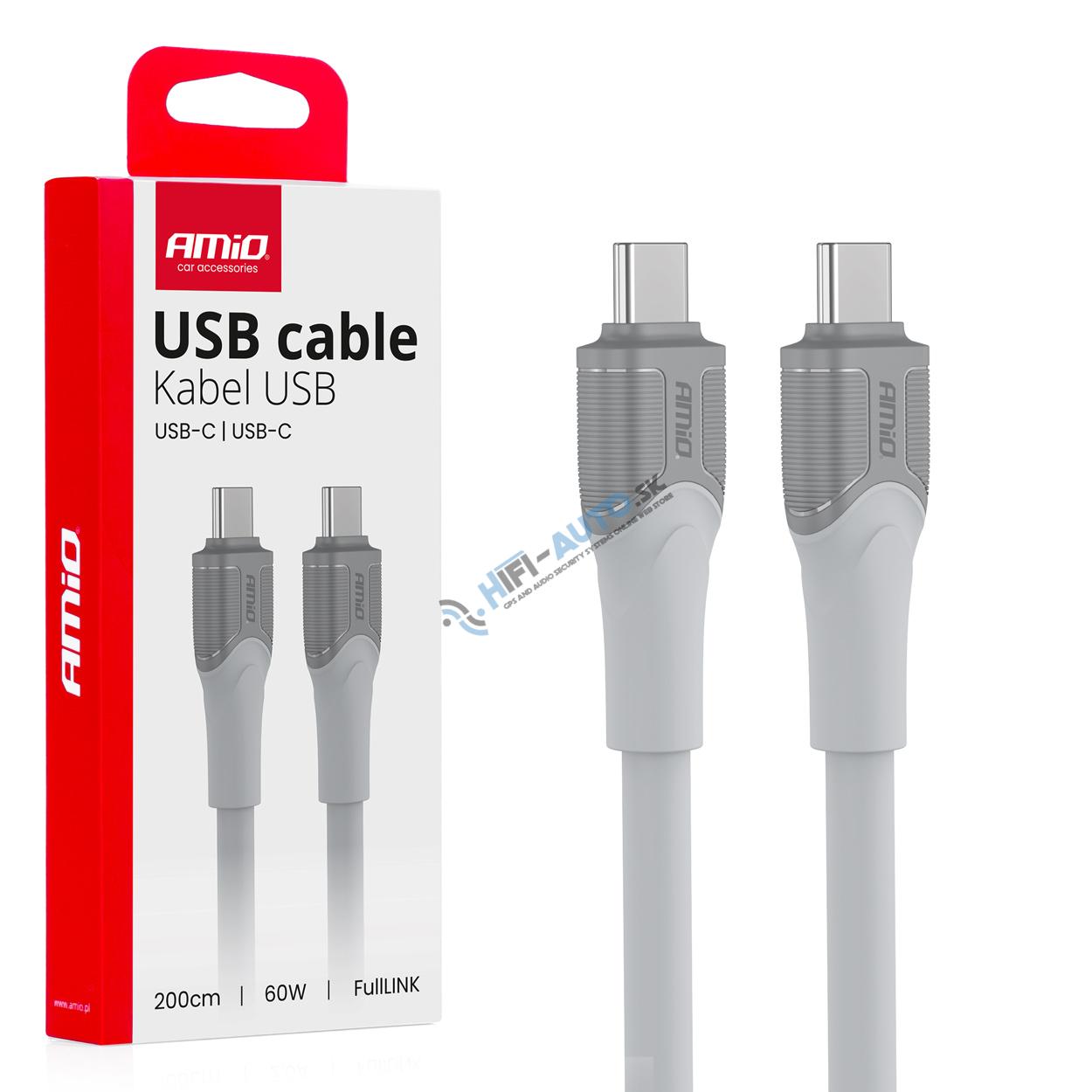 Kábel USB-C TO TYP-C 60W 200cm FullLINK model X111