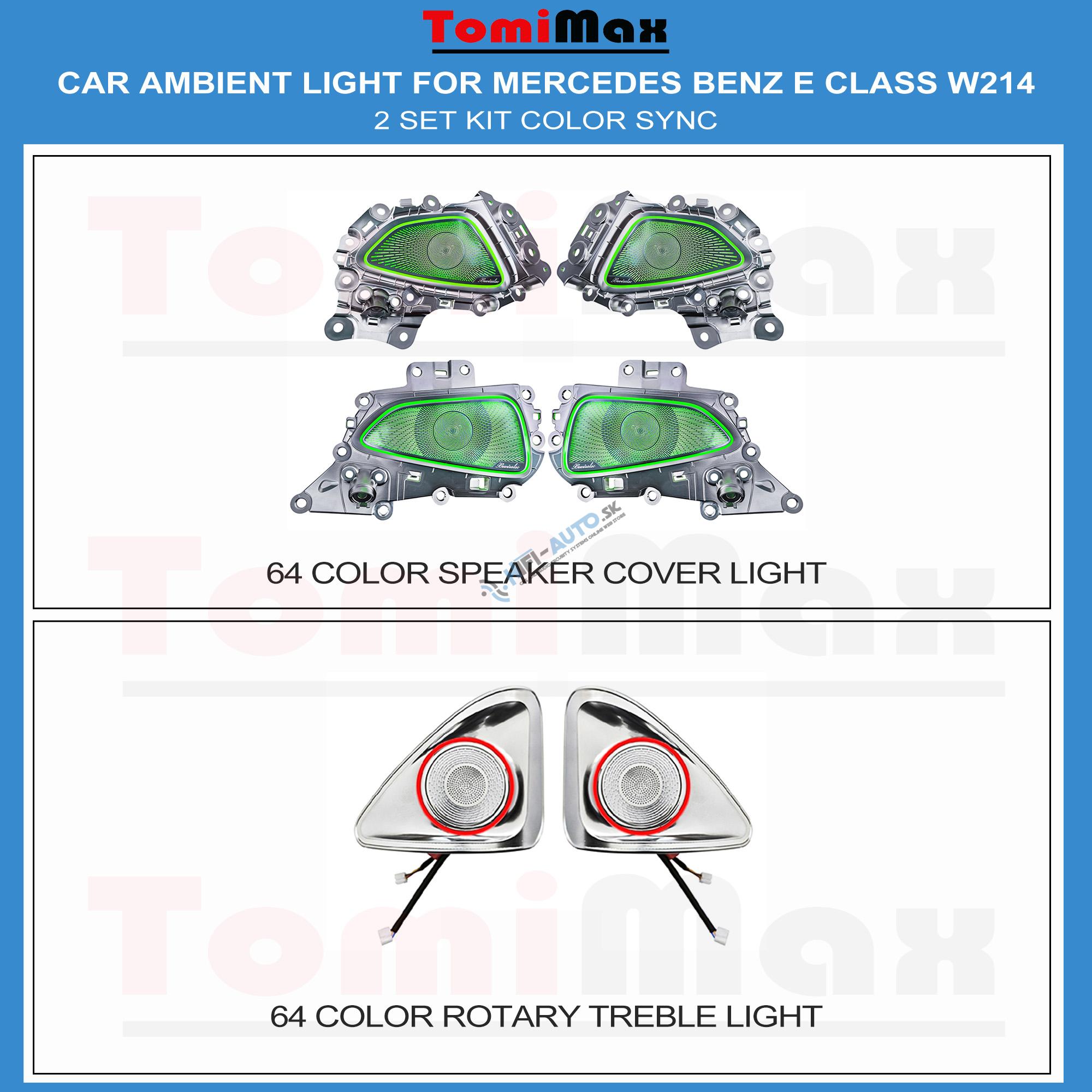 Ambientné osvetlenie Mercedes Benz E (W214)