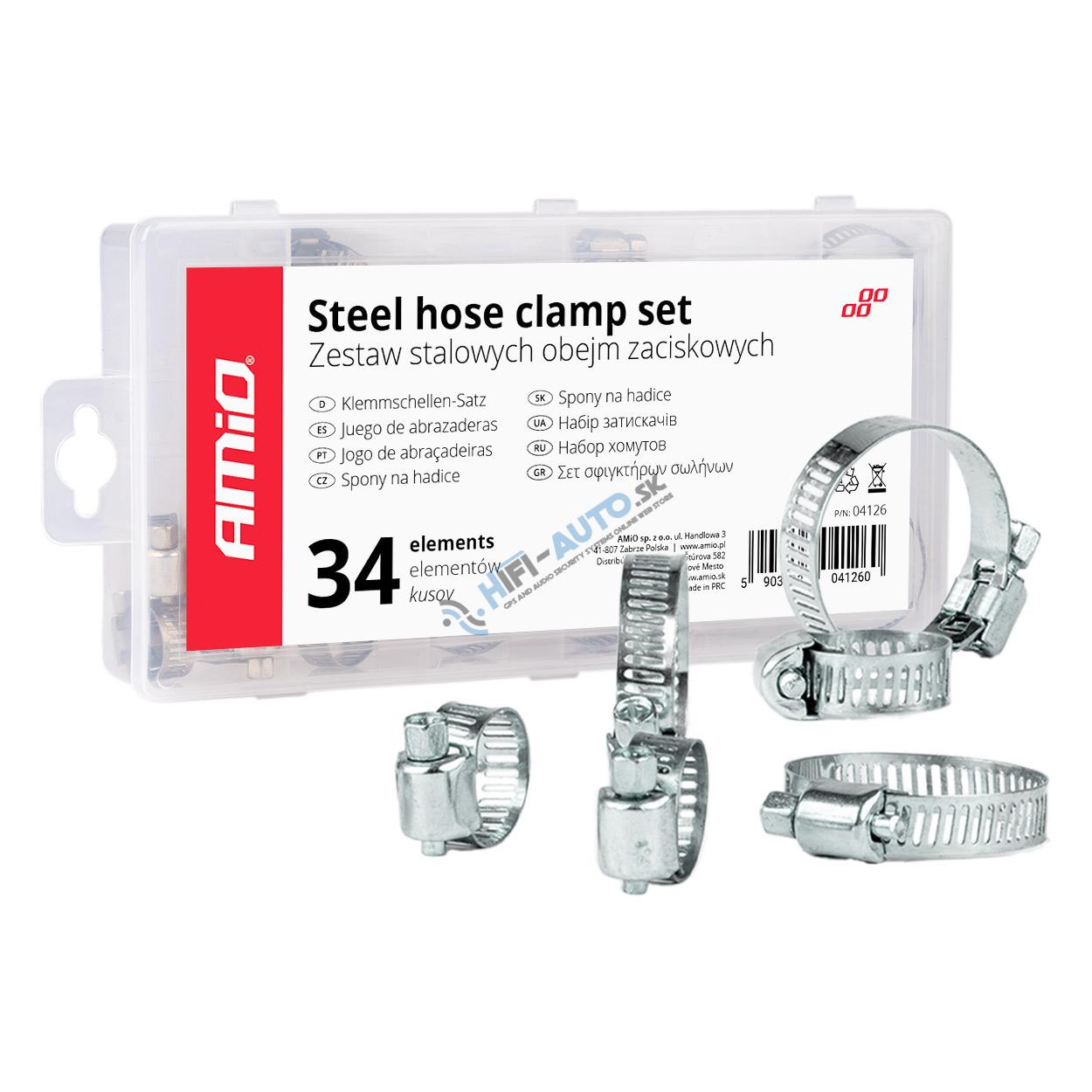 Sada skrutkových svoriek oceľových 34ks