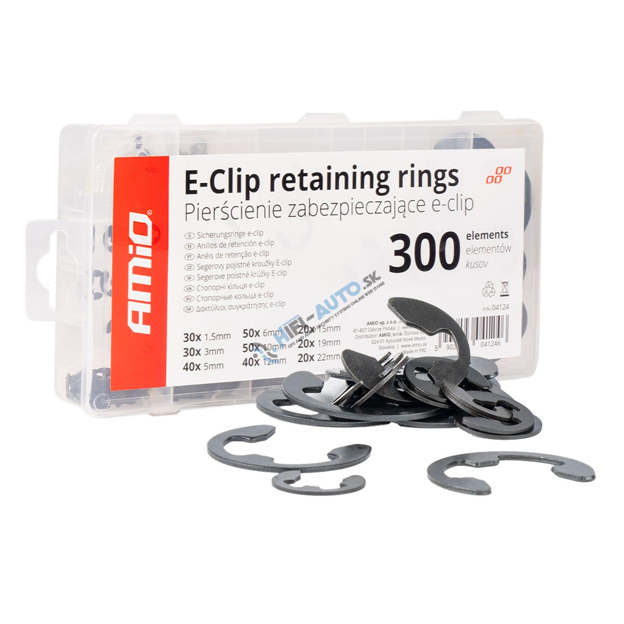 Sada vonkajších držiakov E-Clip 300ks