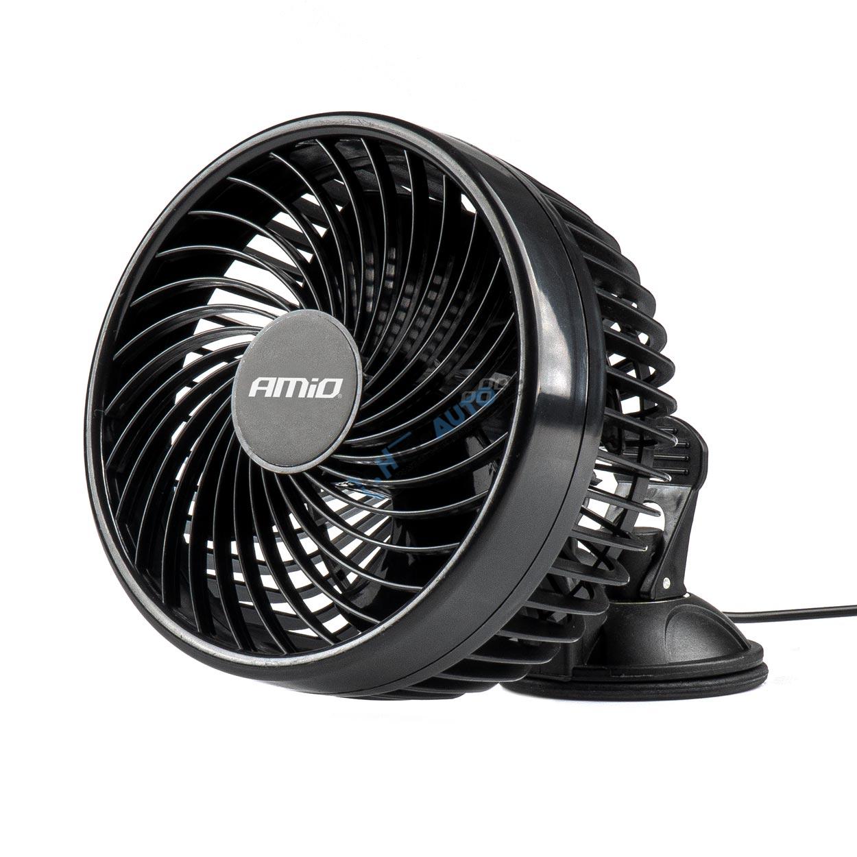 Ventilátor do auta s prísavkou 6" 24V
