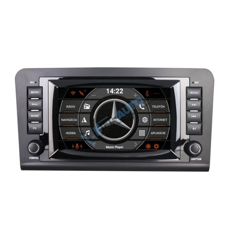 Mercedes ML 15 autorádio s WIFI, GPS, USB, BT LOW