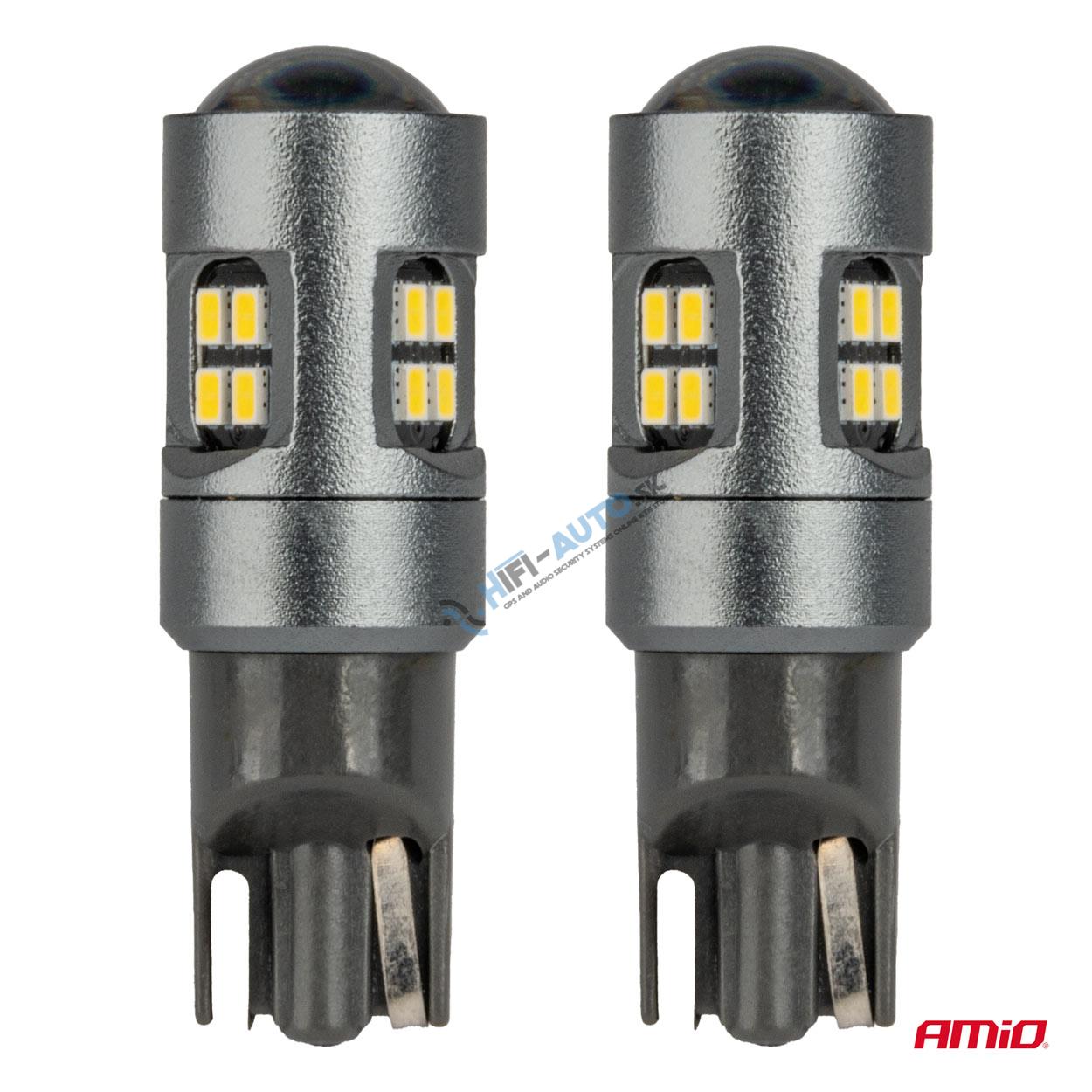 LED žiarovka CANBUS T10 W5W 16SMD 2016 Biele 12V/24V